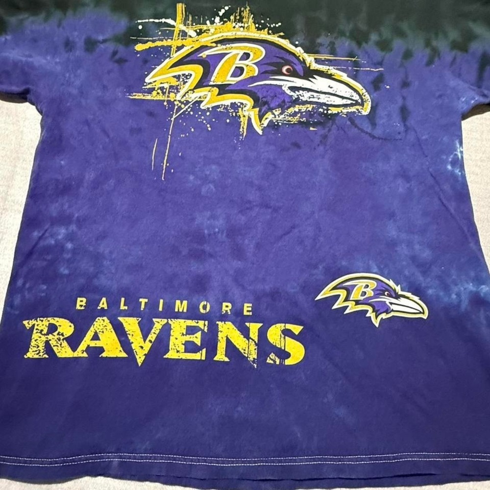 Baltimore Ravens Official‎ NFT Tie-Dye T-shirt Fan Apparel XL